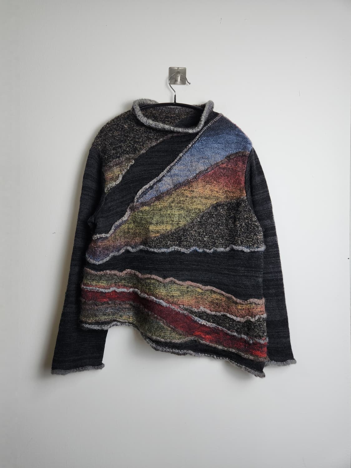 언발 니트 탑 상품이미지7