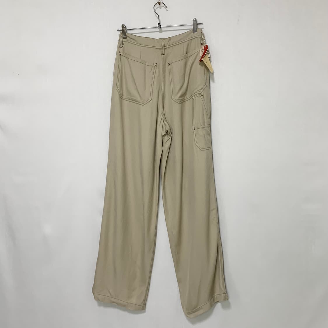 45rpm 데님라인 코튼 와이드 팬츠 베이지 M 27-28인치 상품이미지5