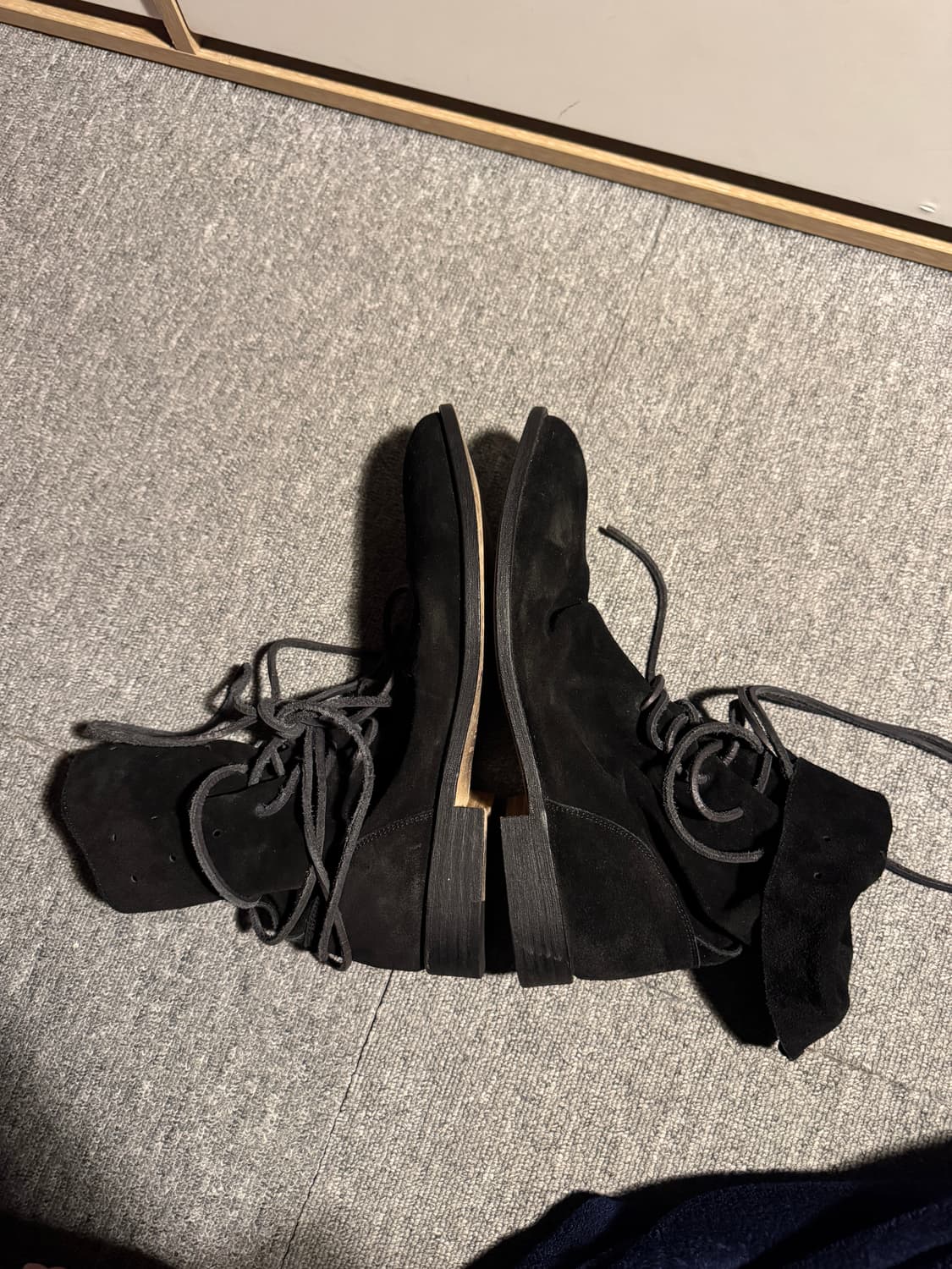 (275)스웨이드 드레이프 부츠 상품이미지3