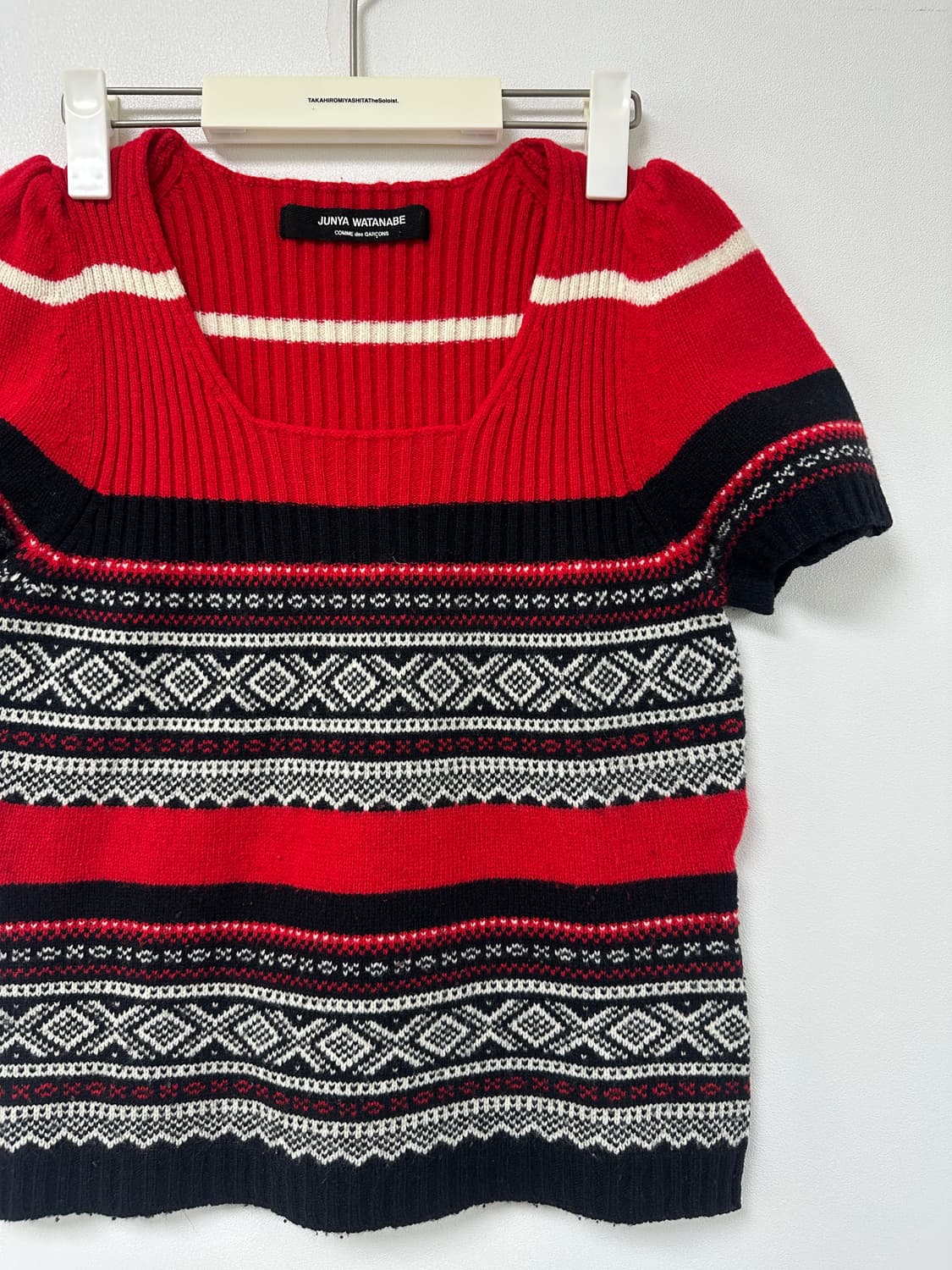 [준야와타나베] Comme des Garcons knit T-shirt 상품이미지3