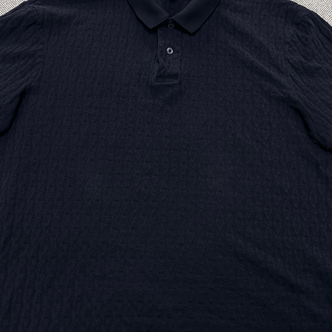 아르마니 QR라벨 멀티패턴 네이비 카라티(XL) 상품이미지4