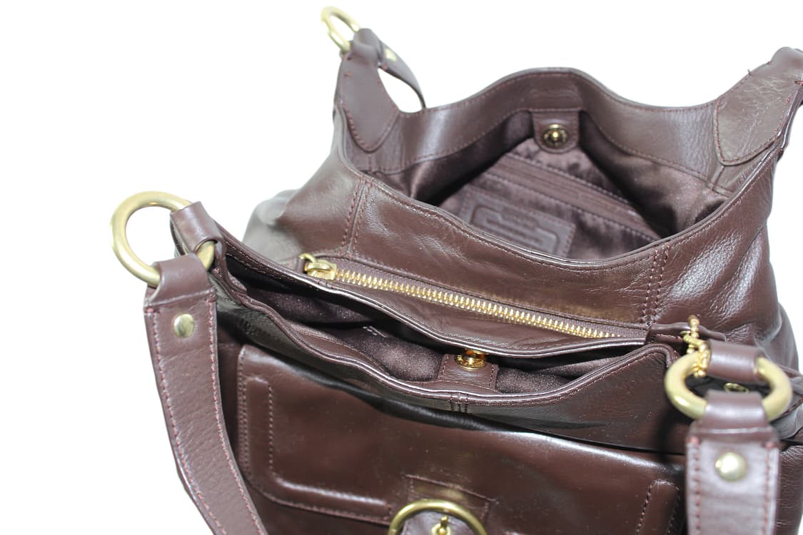 2000s Y2K COACH 코치 레더 숄더백 상품이미지6