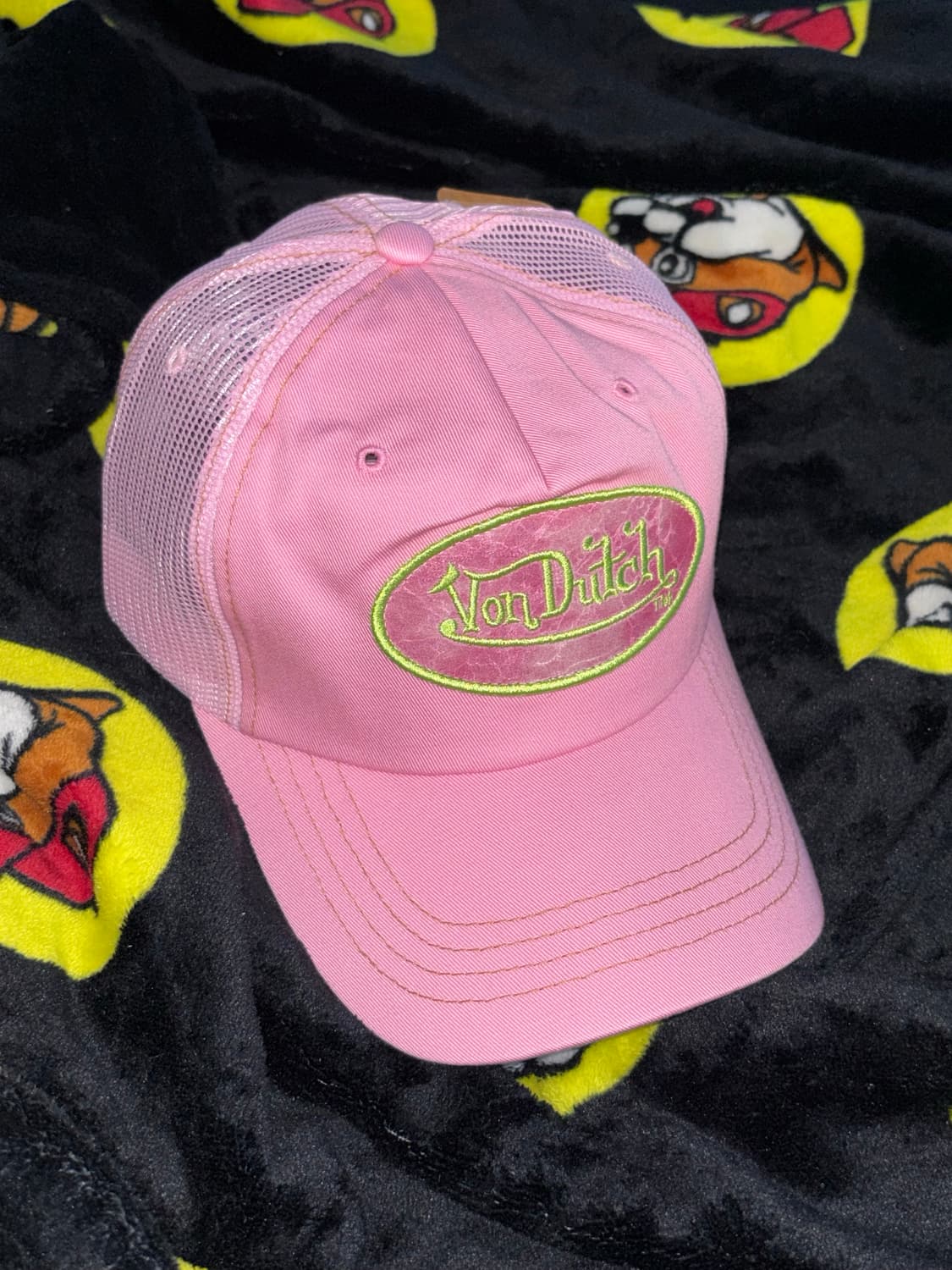 🚨연말세일🚨Von dutch pink mesh cap 상품이미지1