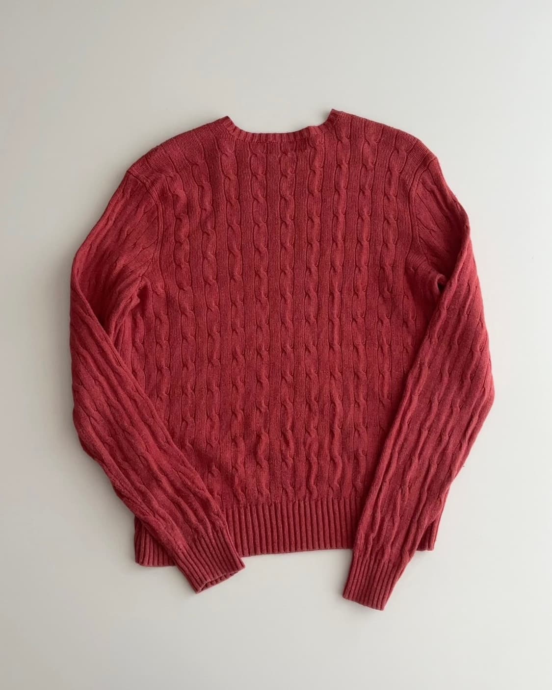 폴로 랄프로렌 실크 케이블 니트 L 상품이미지6