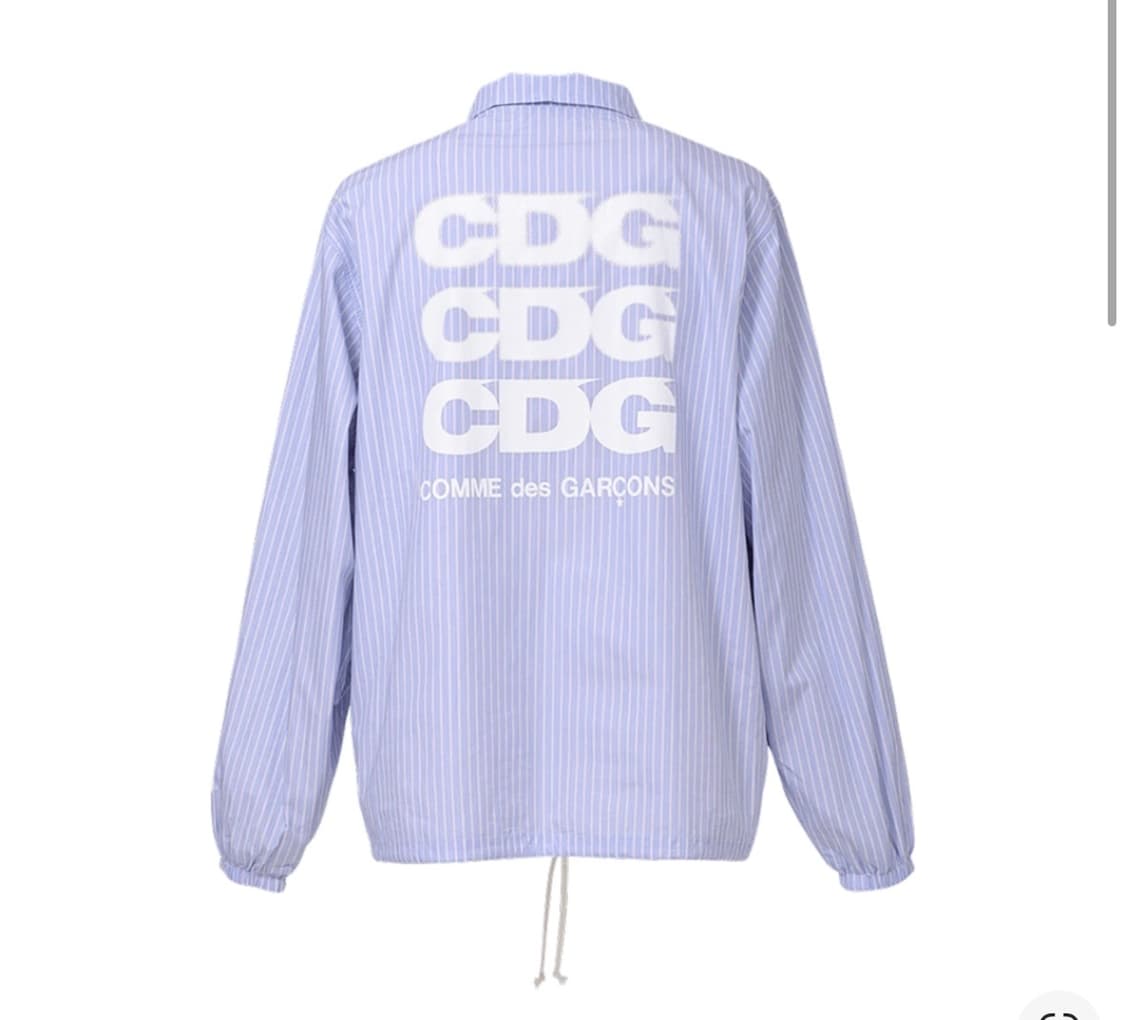 CDG 코치 자켓 코튼 스트라이프 상품이미지1