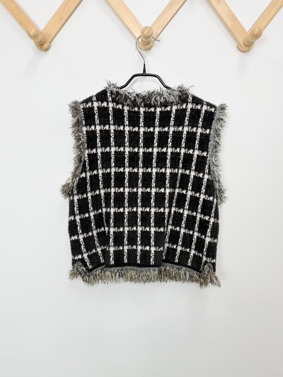 에고이스트 트위드 베스트 상품이미지2