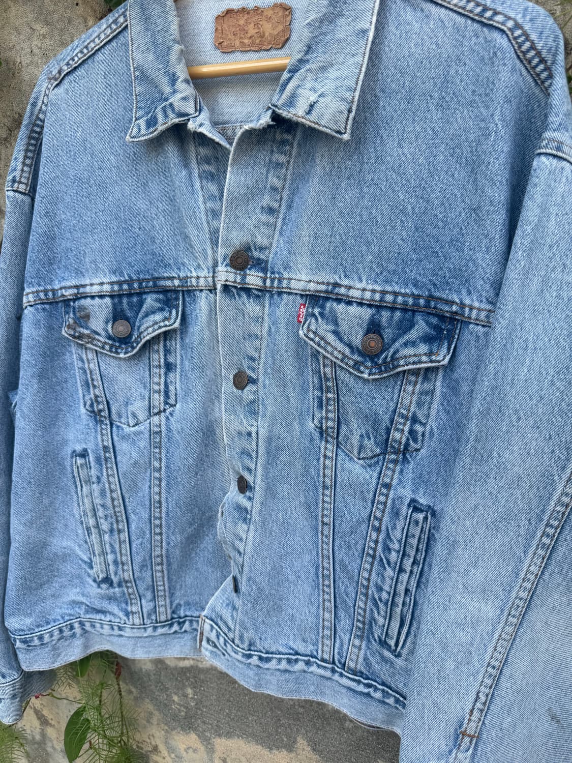 80s levis 리바이스 3rd usa made 데님 트러커 자켓 상품이미지3