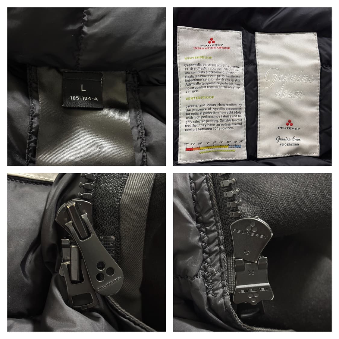 PEUTEREY 페트레이 KASA 다운 퍼 패딩코트L/차콜그레이 상품이미지9