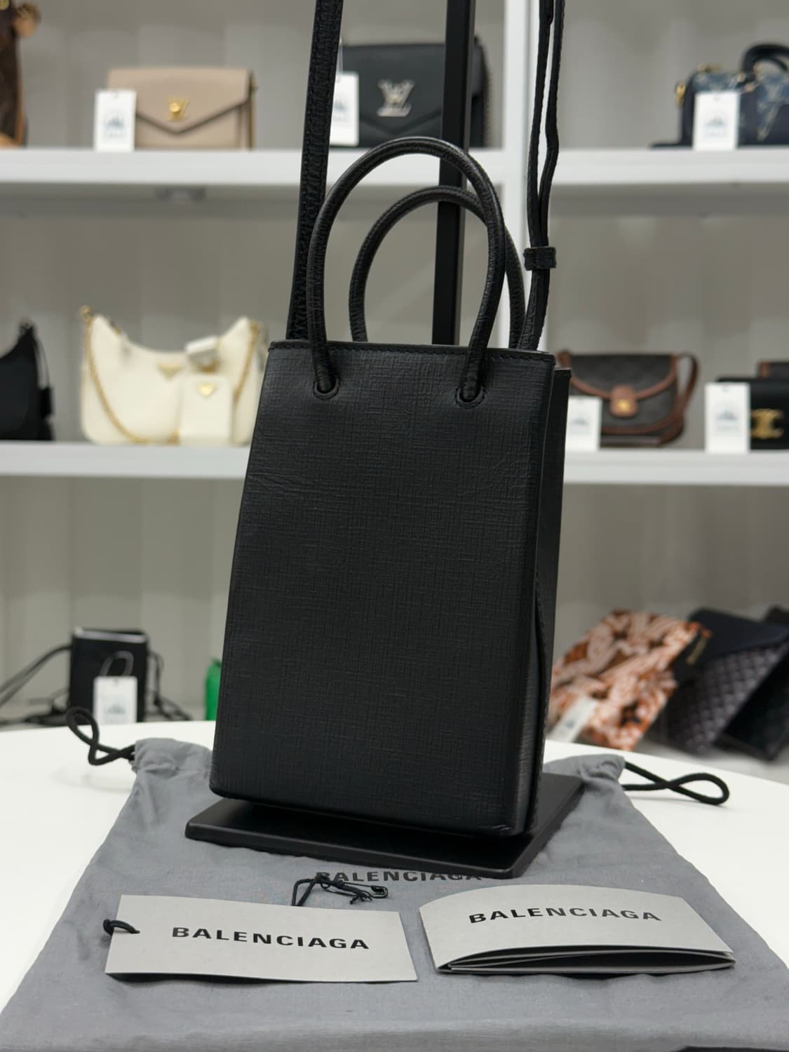 [미니] 발렌시아가 폰 홀더 크로스백 상품이미지2