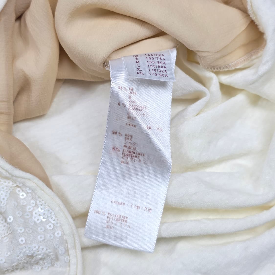 루이비통 여성 스팽글 모노그램 린넨 반팔 티셔츠 상품이미지5