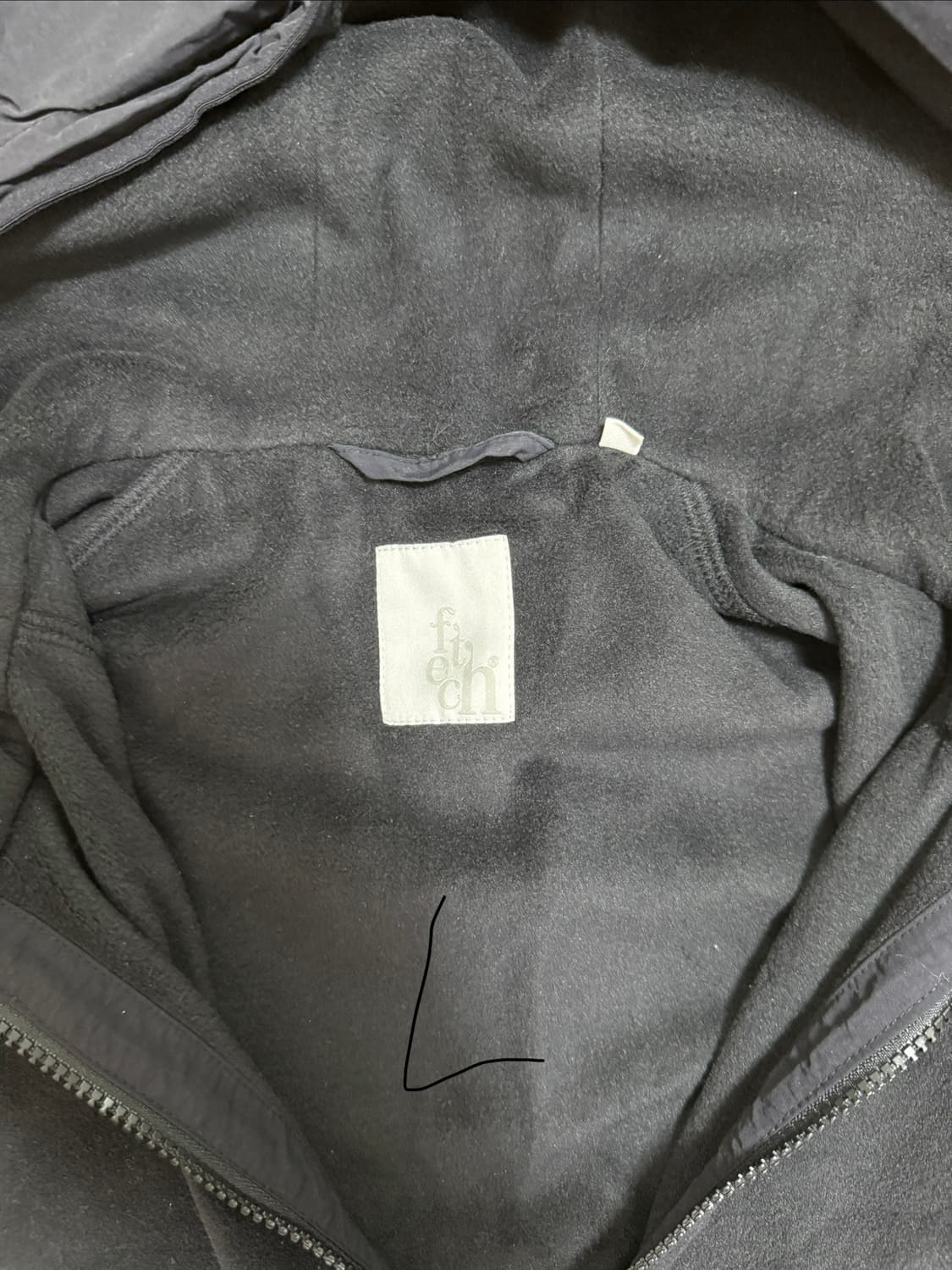 Fetch 플리스 후드 반집업 상품이미지3