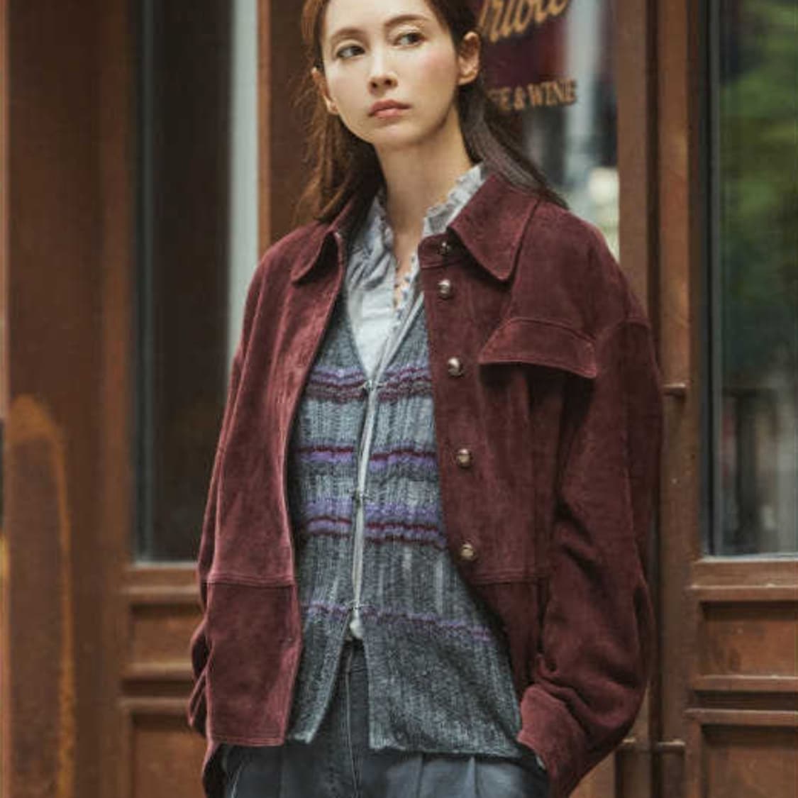 지스튜디오(g studio) 캐시울 뉴옴브레 가디건 55-66 상품이미지3