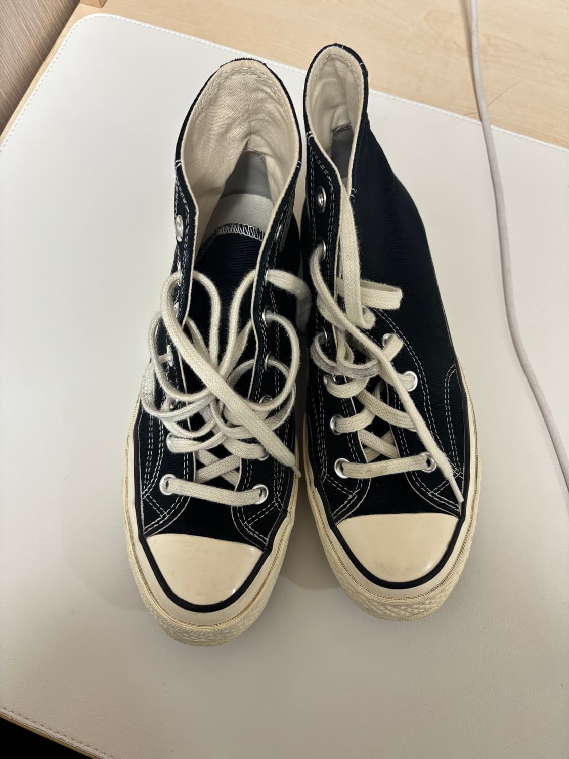 컨버스 척 70 하이 클래식 블랙 245 상품이미지5