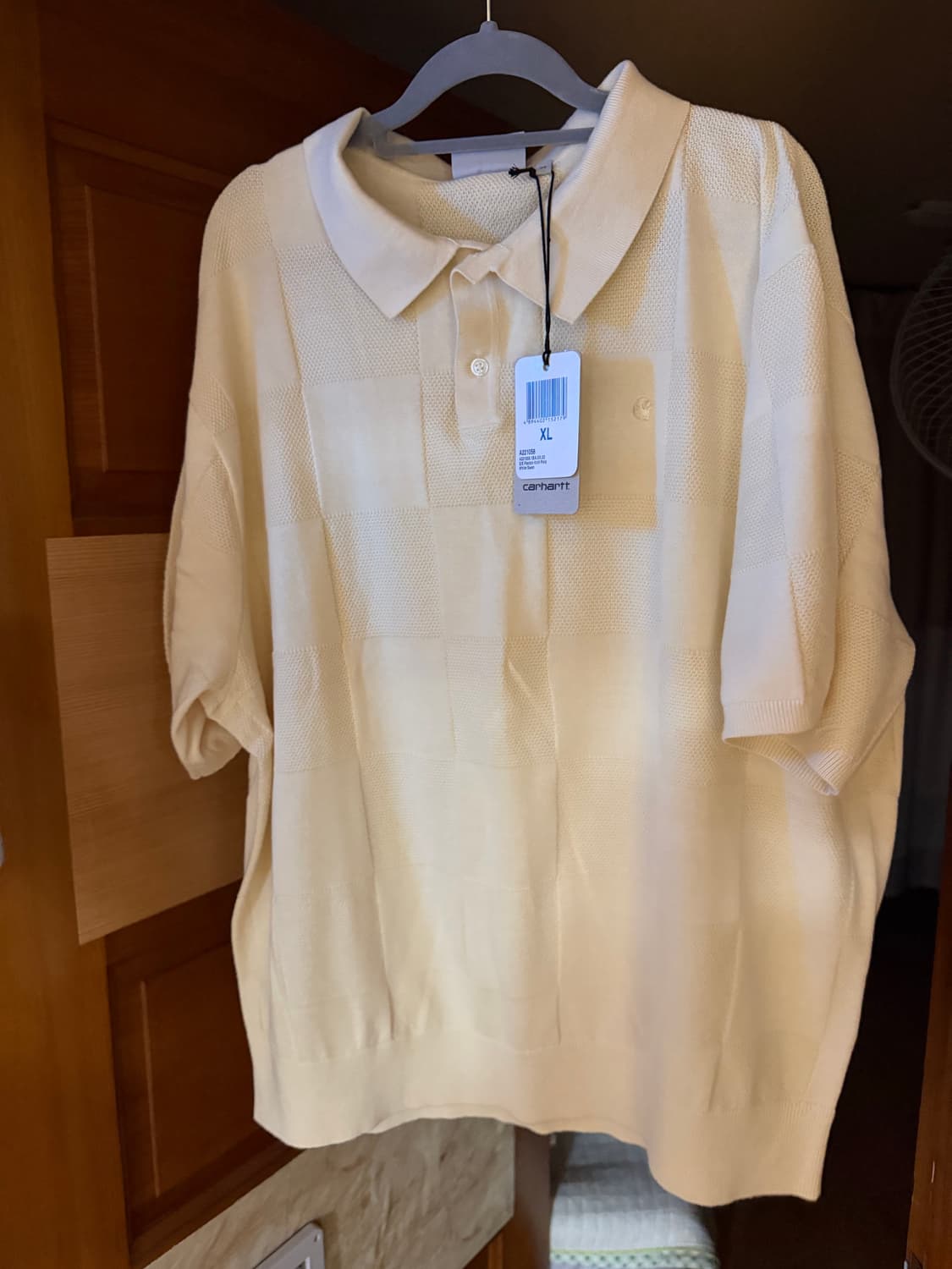 S/S PAXTON KNIT POLO WHITE SWAN XL 상품이미지2
