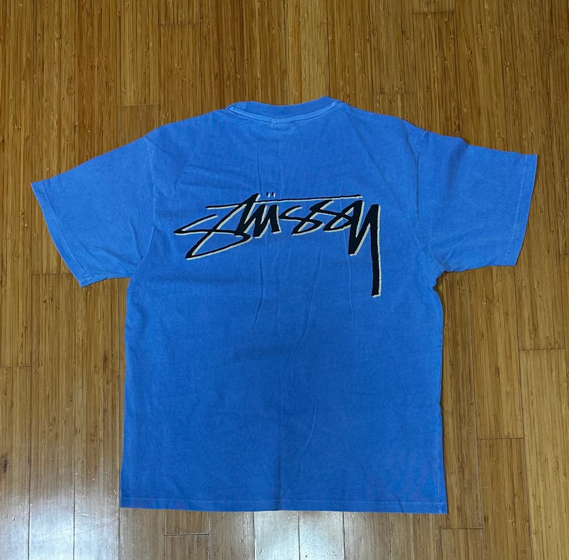 스투시 x 아워레가시 드롭 쉐도우 티셔츠 블루 상품이미지2