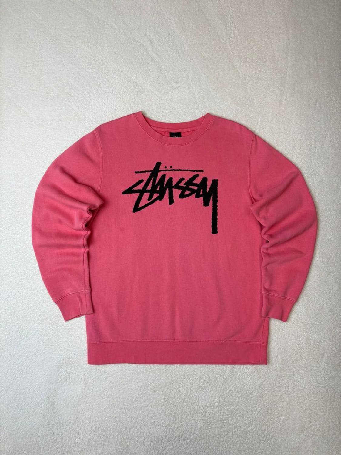 스투시 10's 핑크 자수 로고 스웻 맨투맨 A1625 상품이미지1