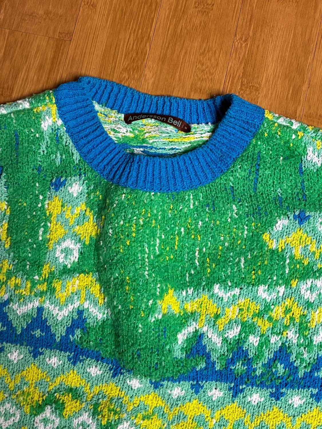 앤더슨벨 유니섹스 서브멀지 노르딕 스웨터 상품이미지4