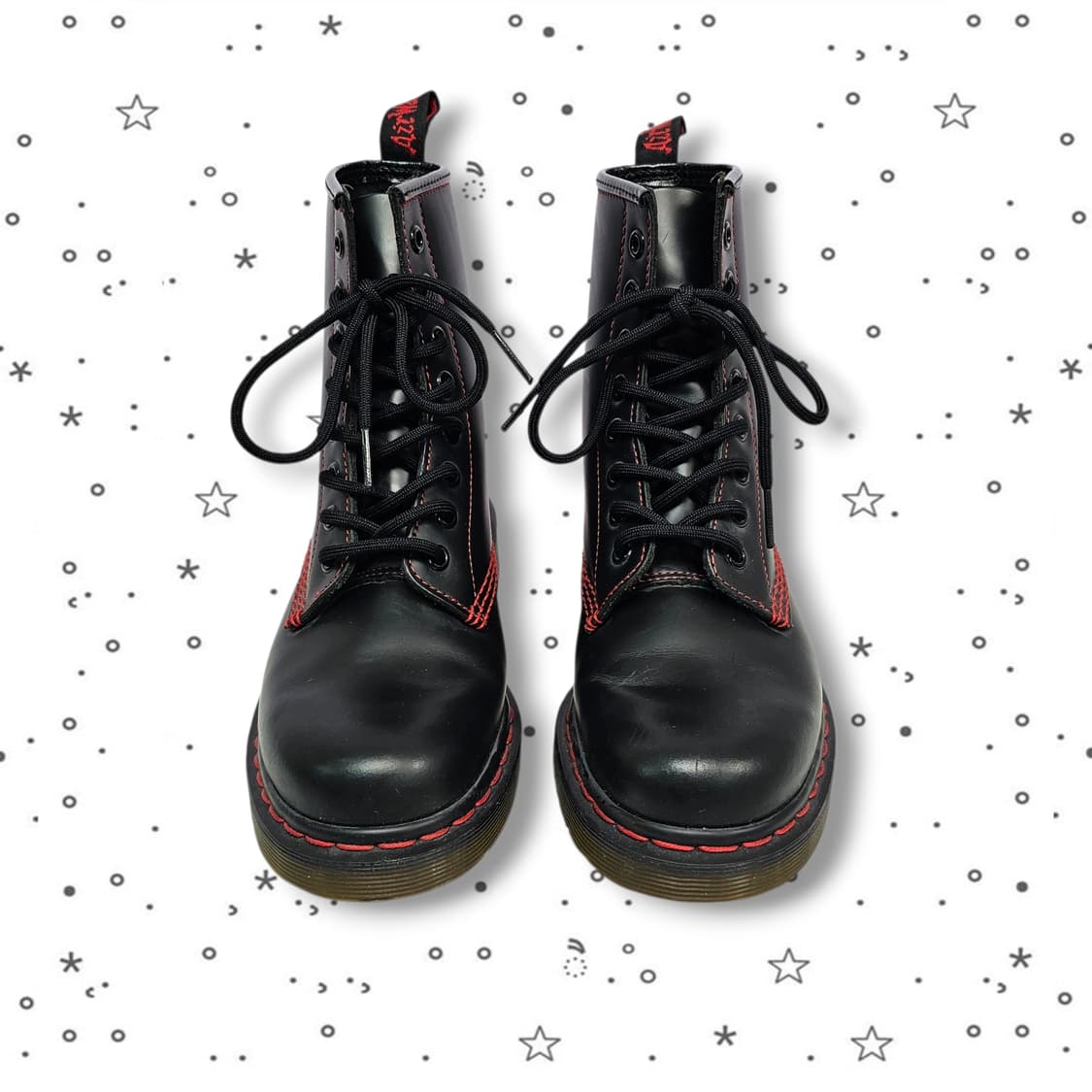 37 Dr.Martens 닥터마틴 레드 스티치 8홀 상품이미지2