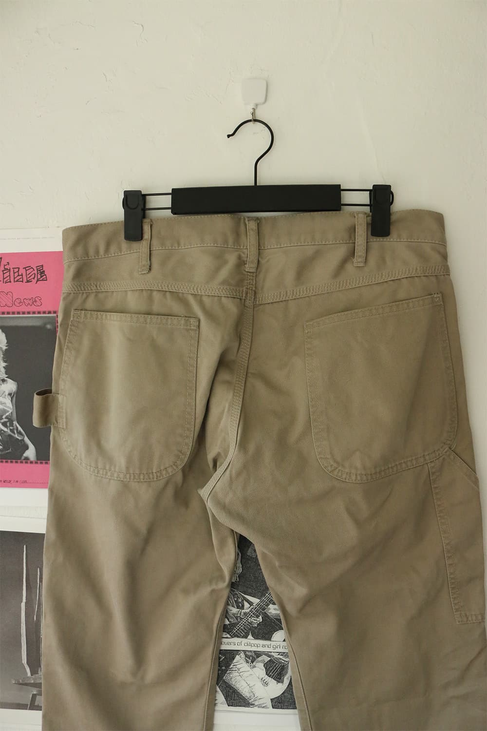  꼼데가르송 옴므 베이지 코튼 팬츠 상품이미지5