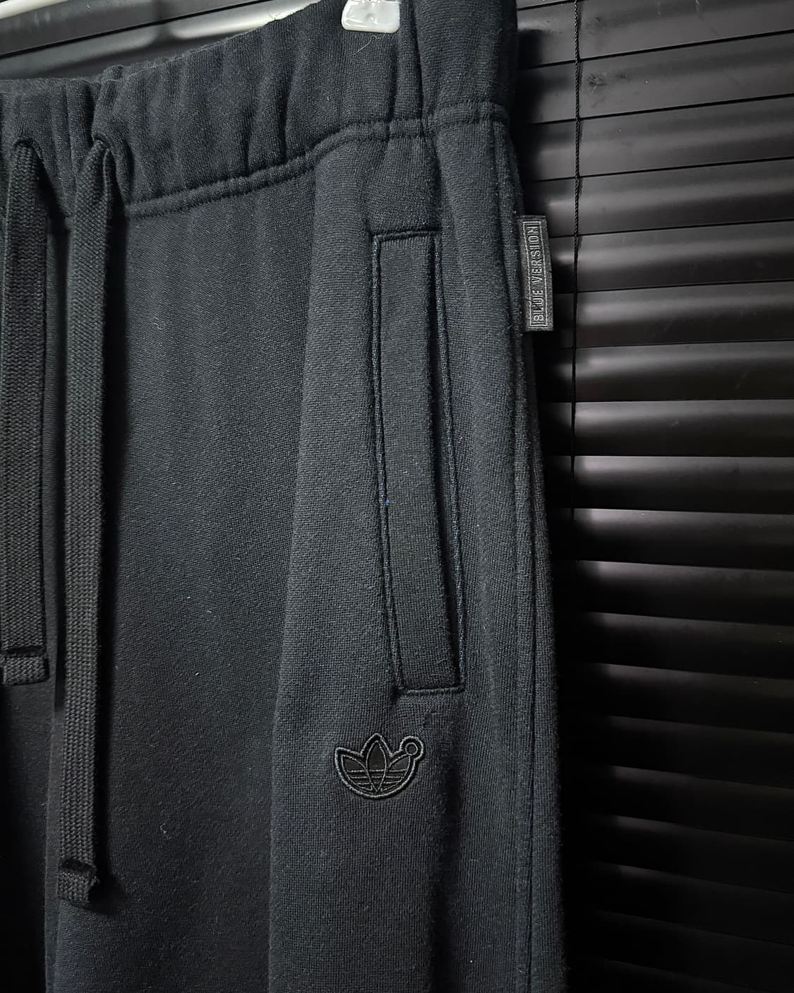 아디다스 블루버전 와이드 레그 스웻 팬츠 와이드 면 통바지 S 밴딩 끈 상품이미지4