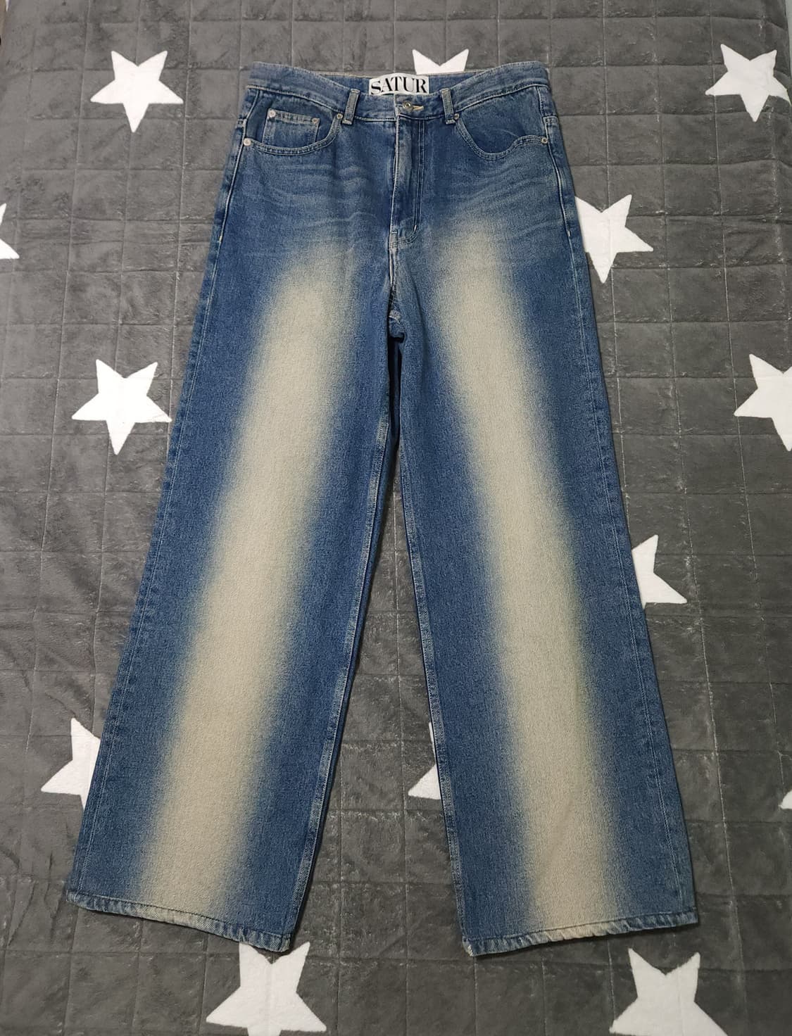 세터 브루클린 뉴트로 와이드 워시드 데님 팬츠 (M) 상품이미지1