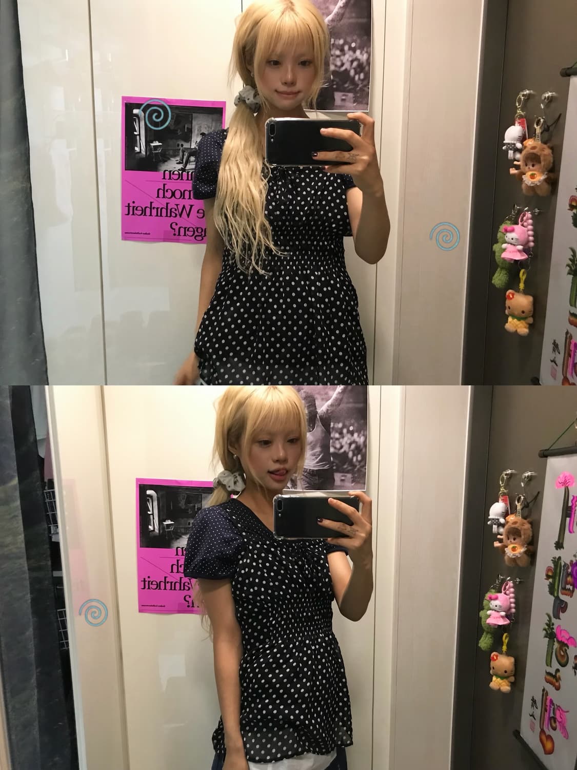 ✿ 네이비 도트 데일리 모리 set ✿ 상품이미지1