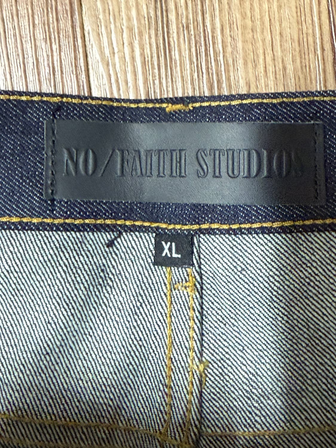 (카티 착용) RAW DENIM JAPANESE LOOSE FIT BLU 상품이미지4