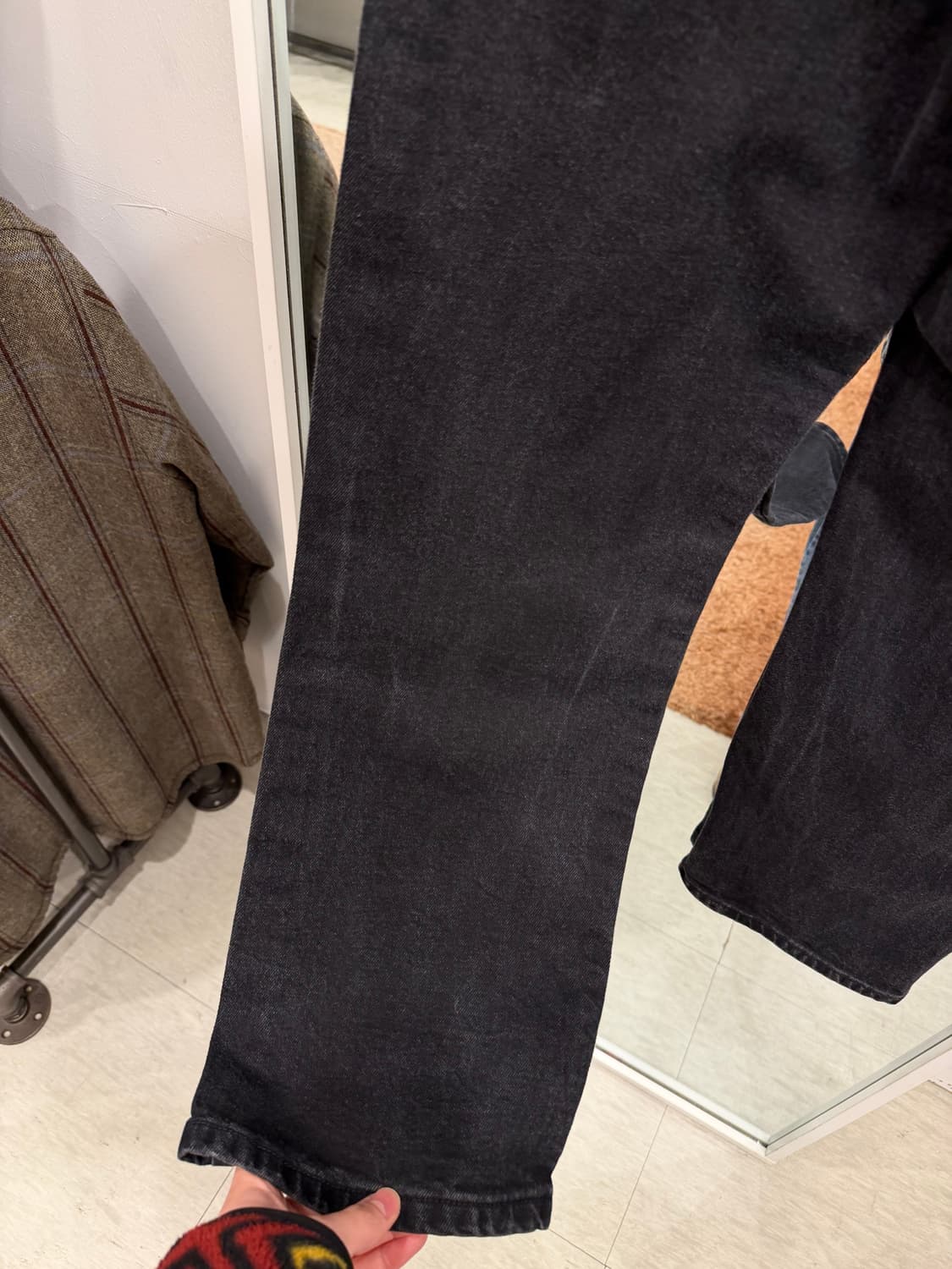 Wrangler 랭글러 흑청 데님 팬츠 (32inch) 상품이미지7