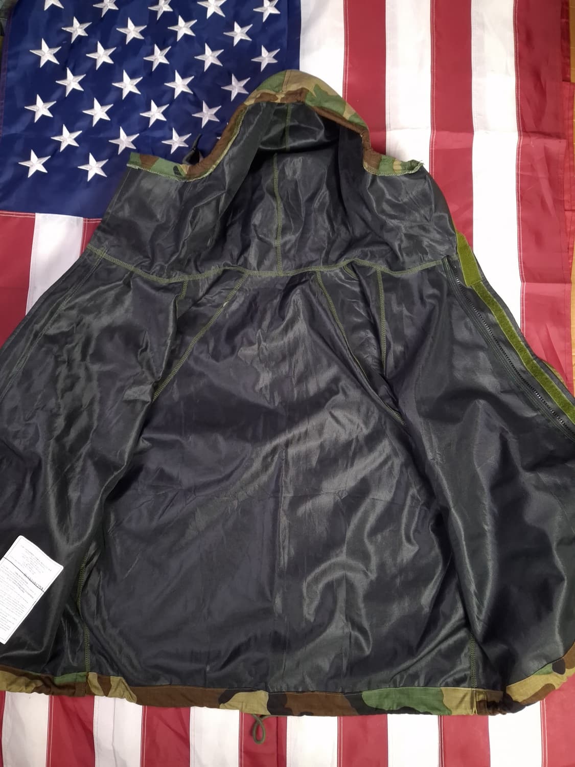 새제품급 오리지날 미군 지급용 케미칼 가스화생방복 자켓 상품이미지9