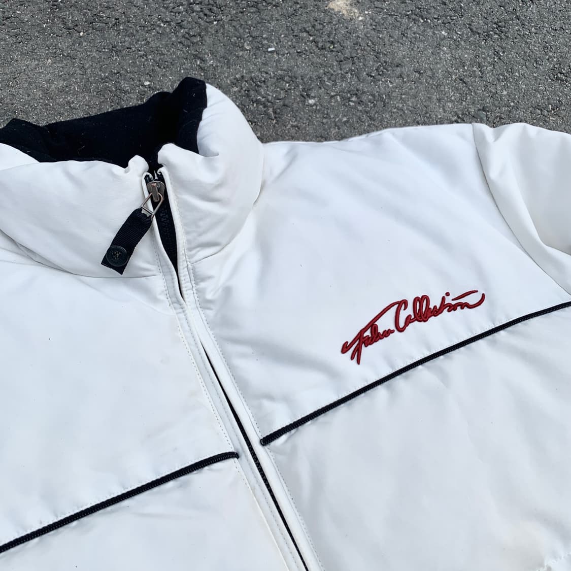 00s FUBU 후부 올드스쿨 화이트 덕다운 패딩 올드스쿨 자켓 105 상품이미지6