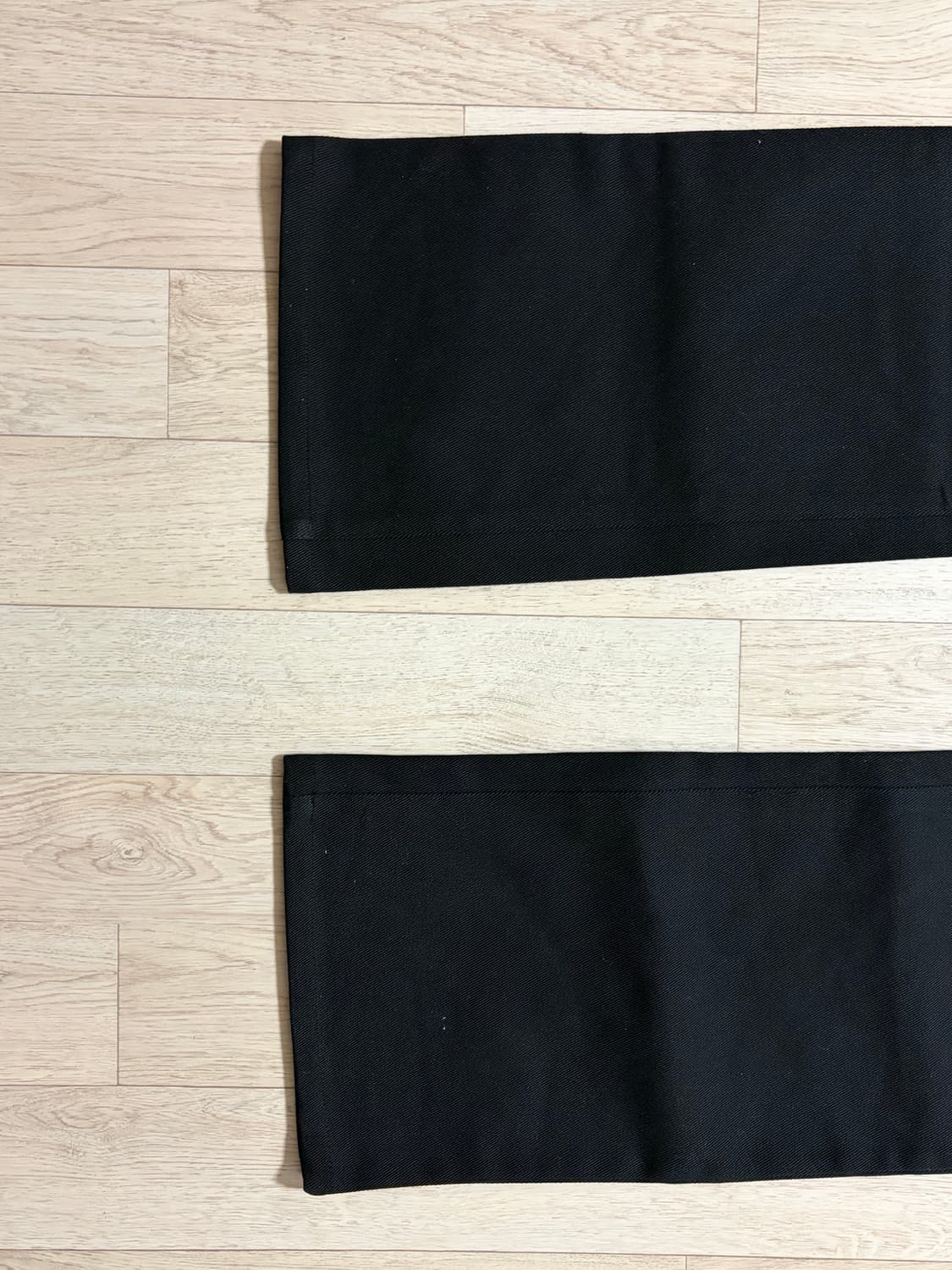 알렌느 COTTON TWILL BOOTCUT PANTS BLACK 상품이미지7