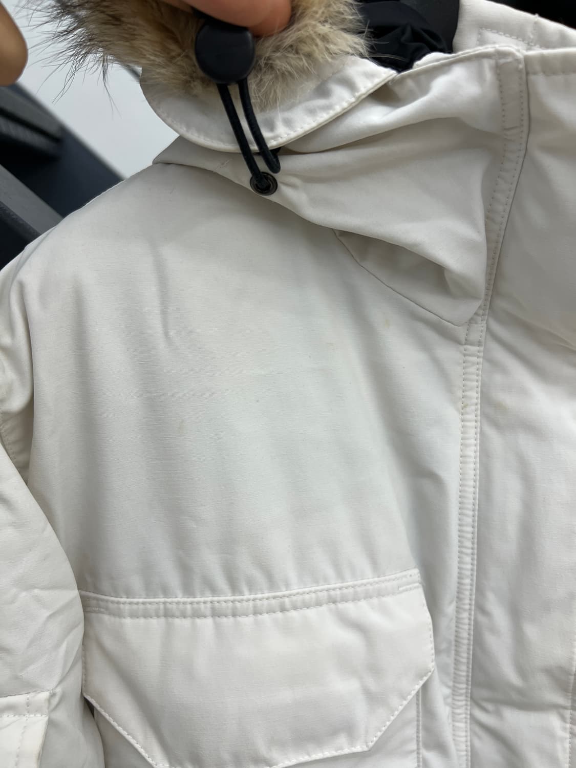 캐나다구스 익스페디션 파카 화이트 / 우먼 L 상품이미지7