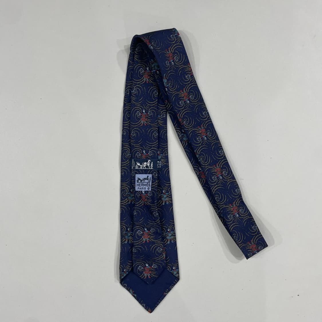 에르메스 패턴 넥타이 상품이미지3