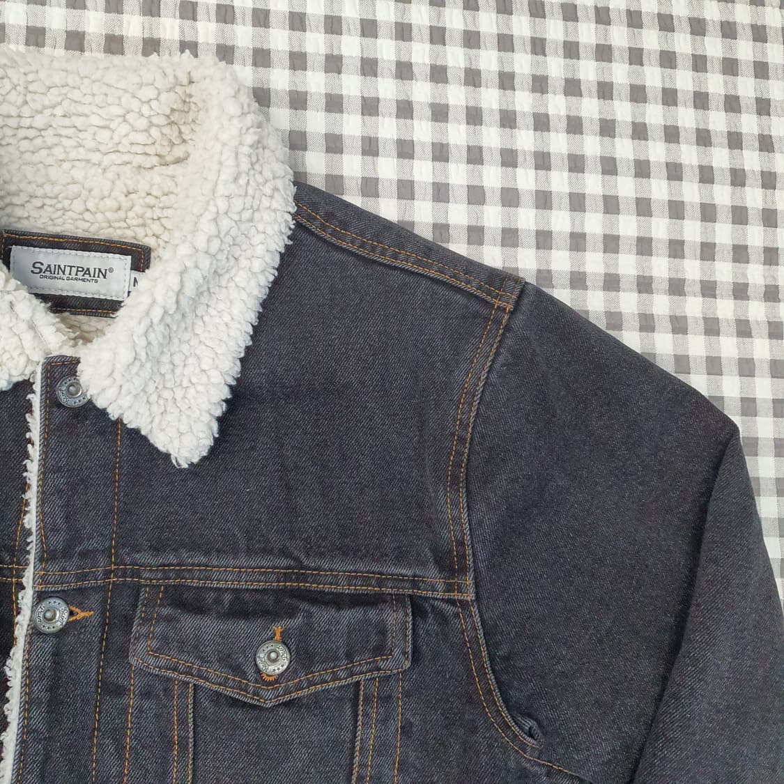 세인트페인 셰르파 데님 청자켓 남자95 상품이미지4