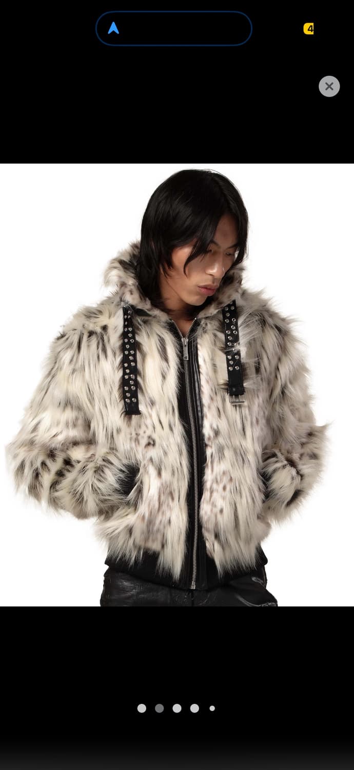 Racer worldwide snow lynw fur bomber 퍼자켓 상품이미지1