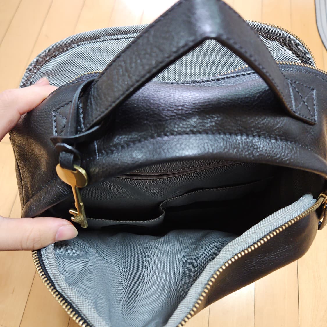 파슬 fossil 테스 랩탑 가죽 백팩 상품이미지5