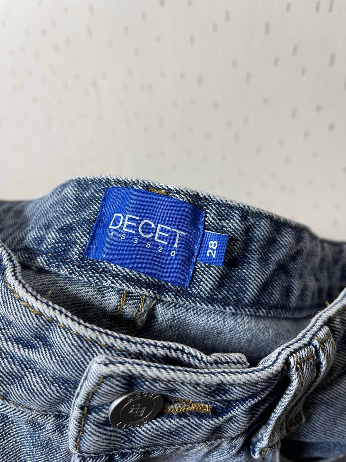 데케트 Mid Rise Wide Jeans DCPT027 상품이미지6