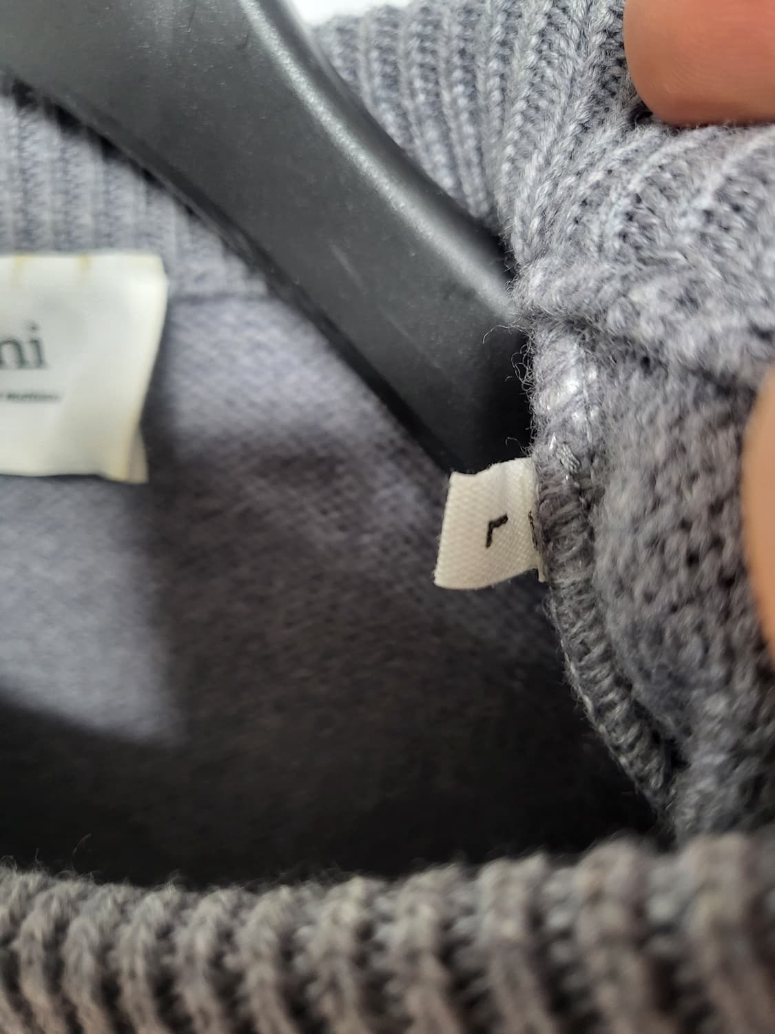 아미 빅하트 로고 니트 매장판정품 남성 105사이즈  상품이미지7