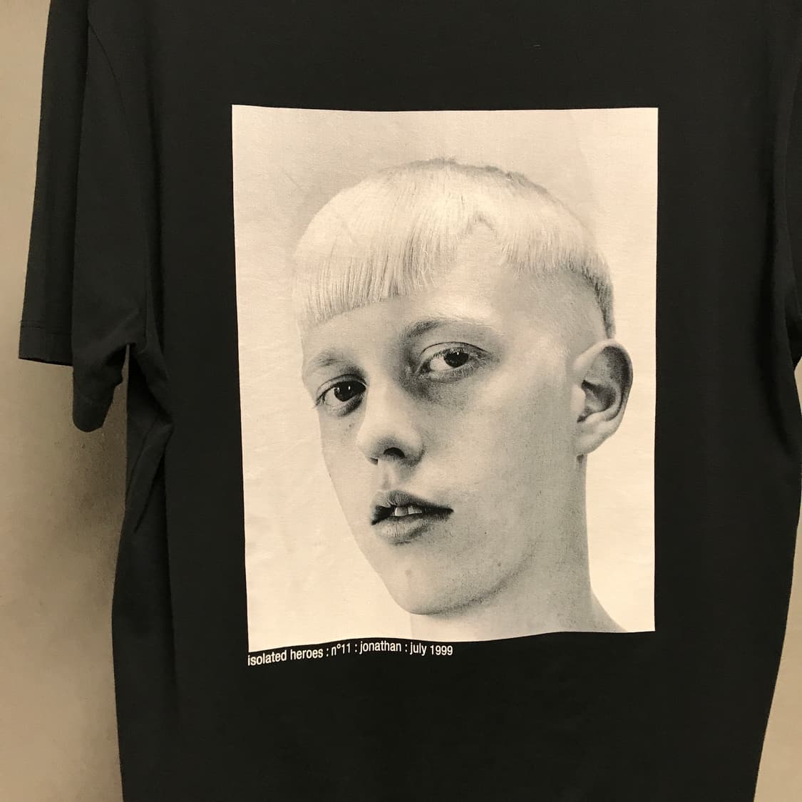 라프시몬스 블랙 반팔 티셔츠 S 상품이미지6