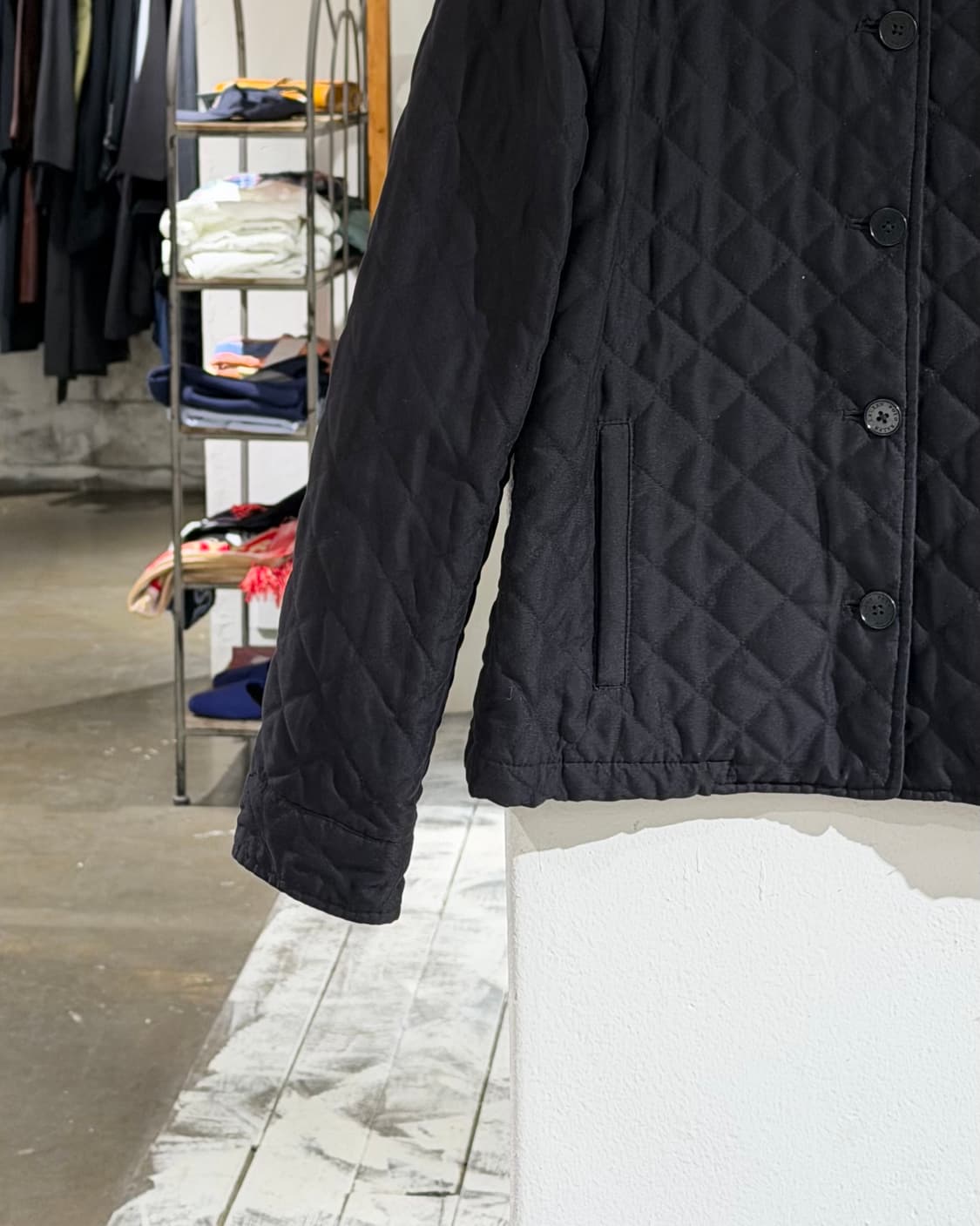 랄프 로렌 블랙 퀼팅 싱글 버튼 자켓 상품이미지5