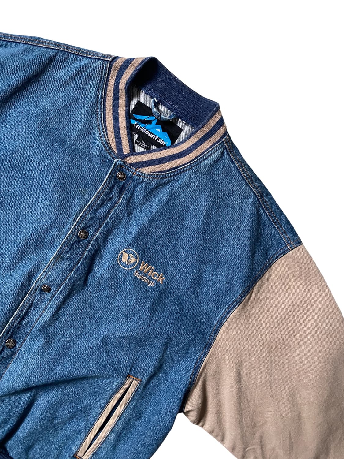 트라이 마운틴 데님 바시티 자켓 (Man 3XL) 상품이미지2