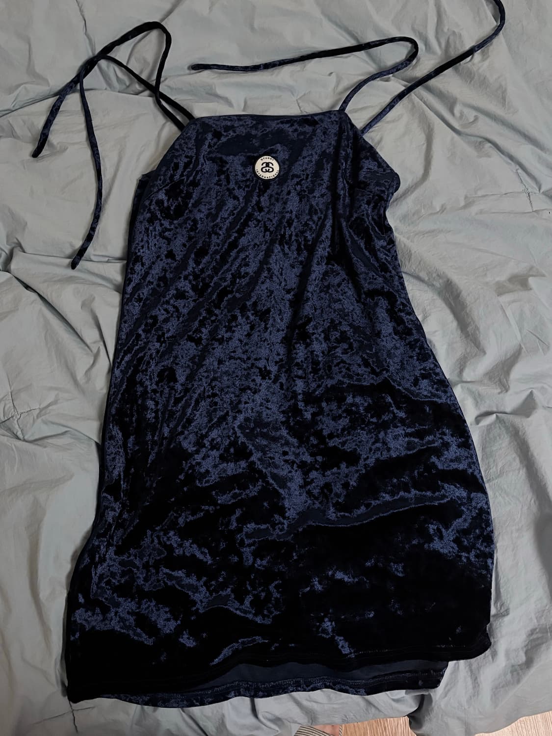 스투시 90's 벨벳 원피스 상품이미지1