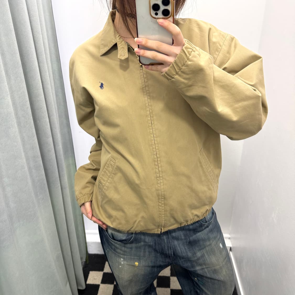 폴로 베이지 코튼자켓 상품이미지2