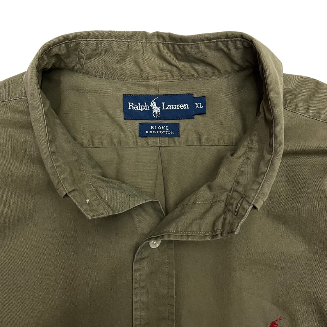 폴로 랄프로렌 레드포니 카키 셔츠 XL 상품이미지5