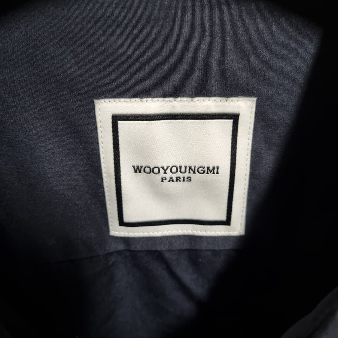 ( 50 ) 우영미 스몰로고 네이비 셔츠 상품이미지5