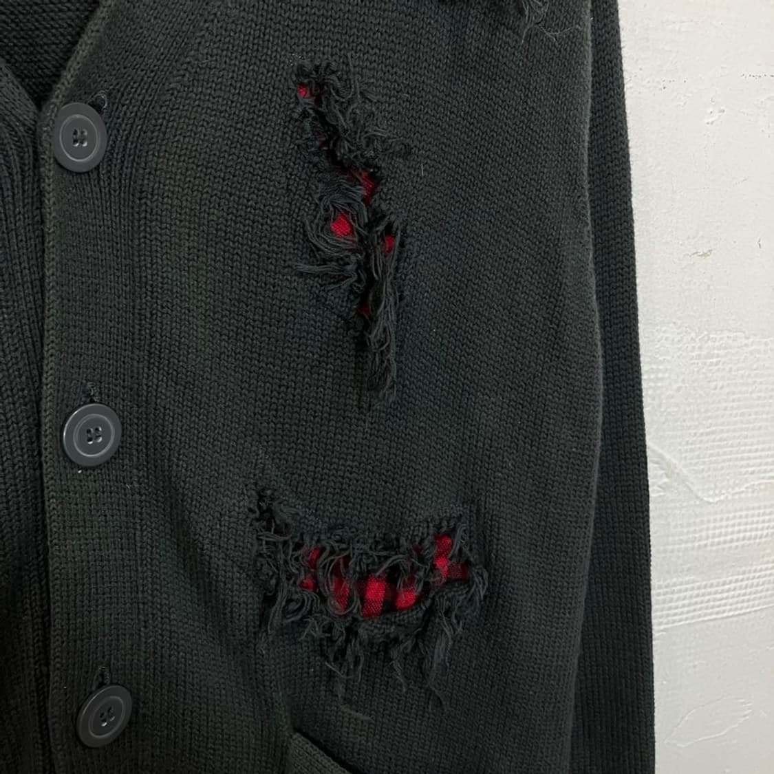 펑크 락시크 티테일 가디건 상품이미지5