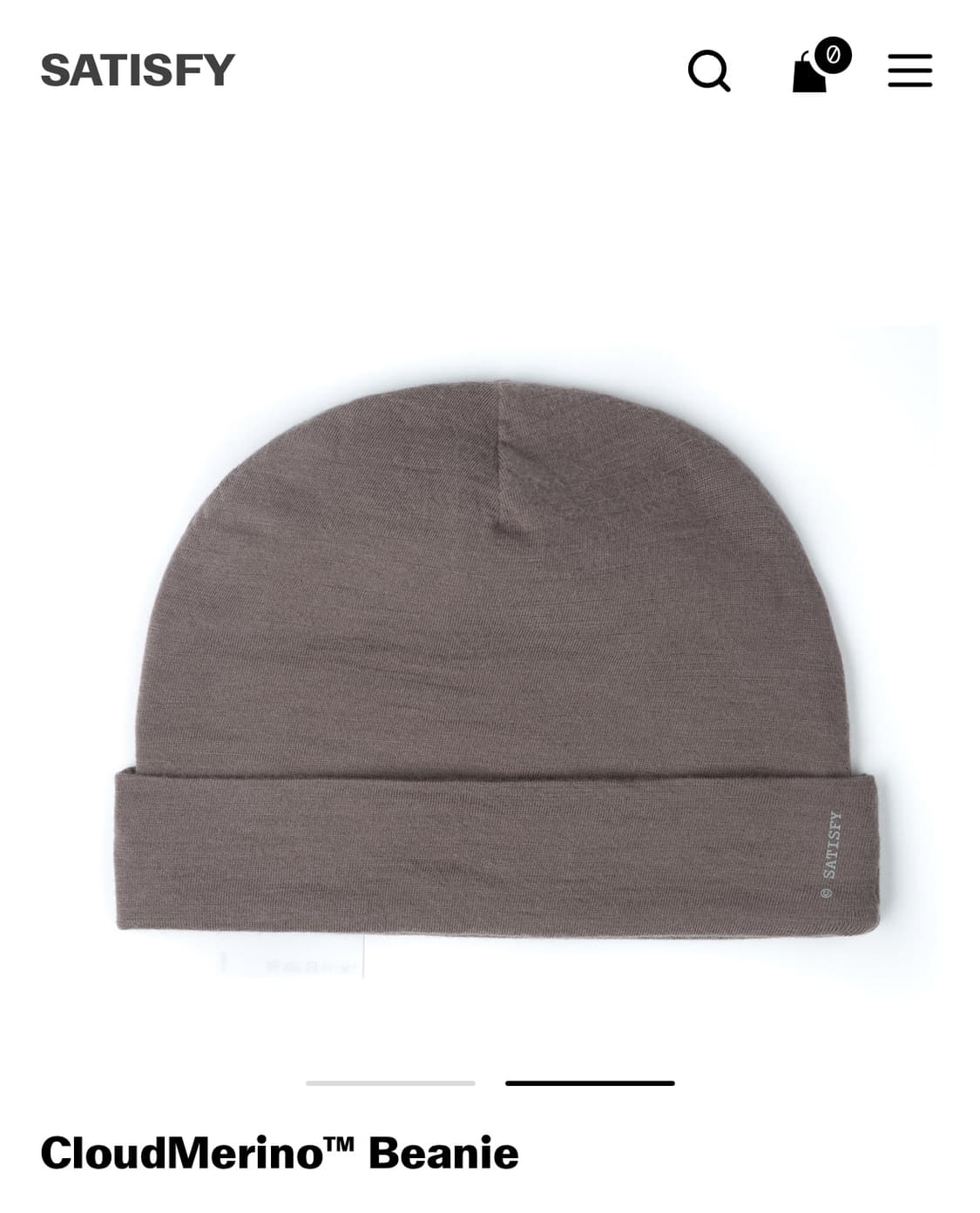 새티스파이 클라우드 메리노 비니 샤크컬러(새상품) 상품이미지2