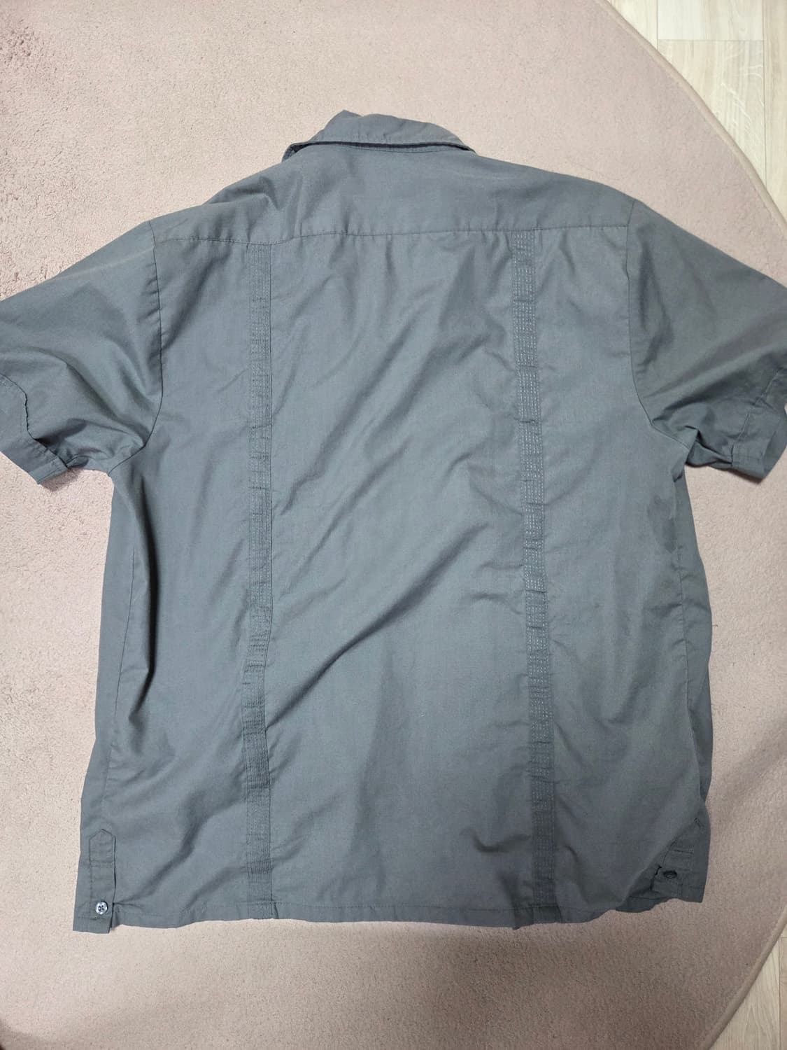 Guayabera 구아야베라 쿠바 셔츠 그레이 상품이미지3