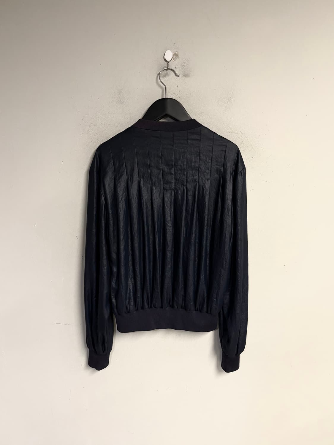 DIESEL pleated bomber jacket navy  상품이미지4