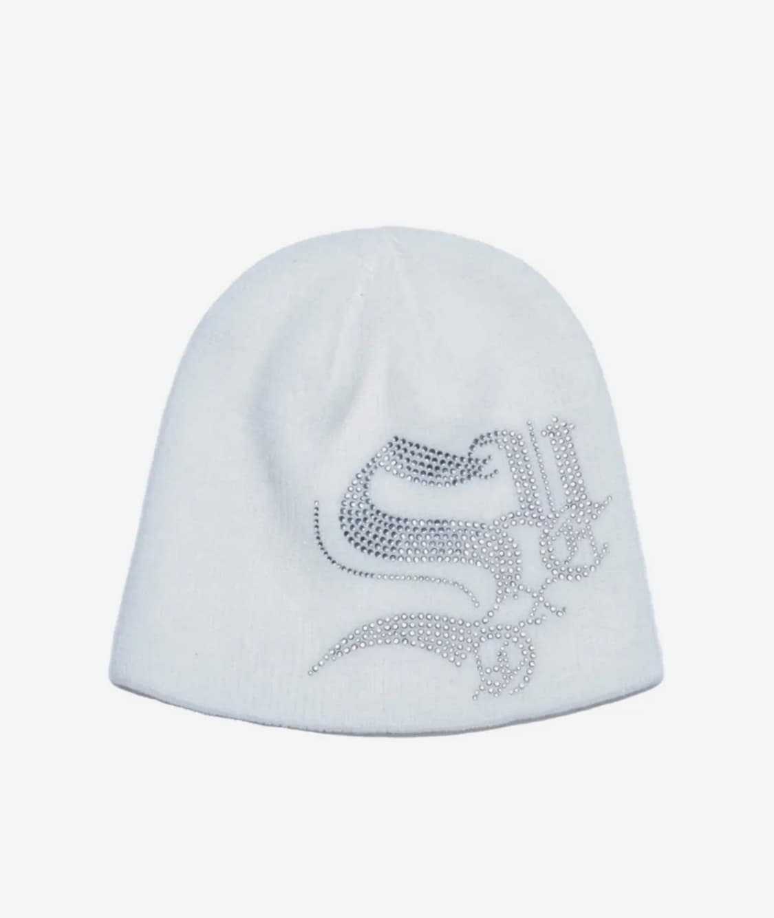 셋업이엑스이 Crystal cubic logo Beanie [Ivory] 상품이미지1